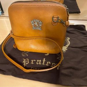 Pratesi Firenze Real Italian Leather Crossbody Bag